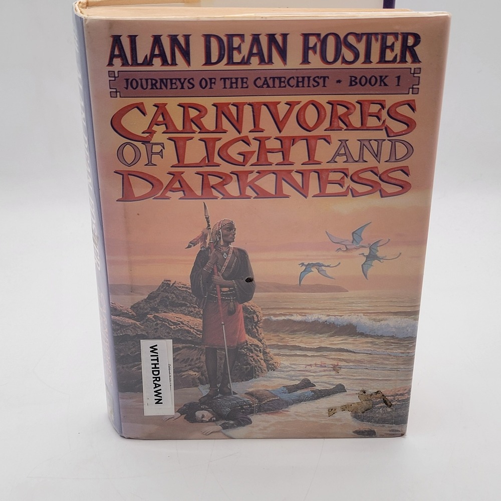 Alan Dean Foster Carnivores of Light and Darkness Hardcover 1st Print Fair